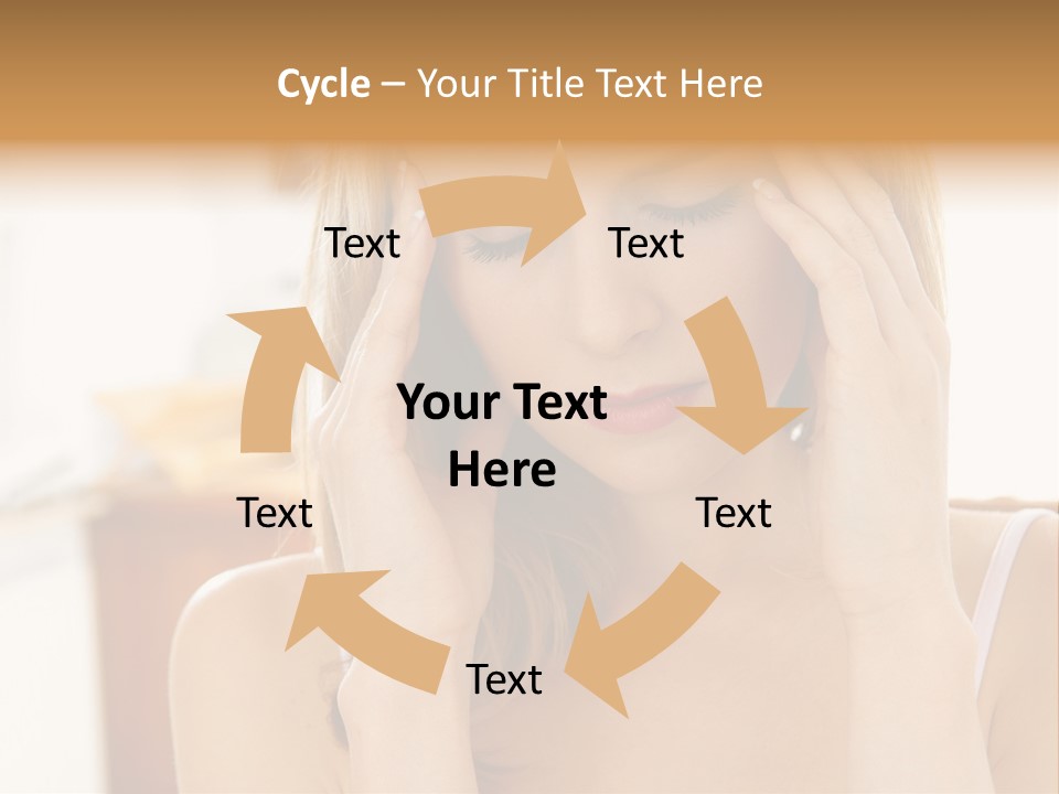 Attractive Woman PowerPoint Template