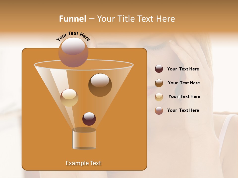 Attractive Woman PowerPoint Template
