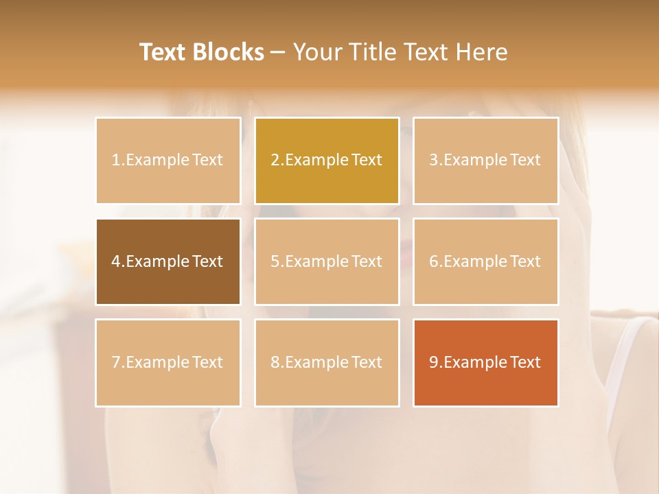 Attractive Woman PowerPoint Template