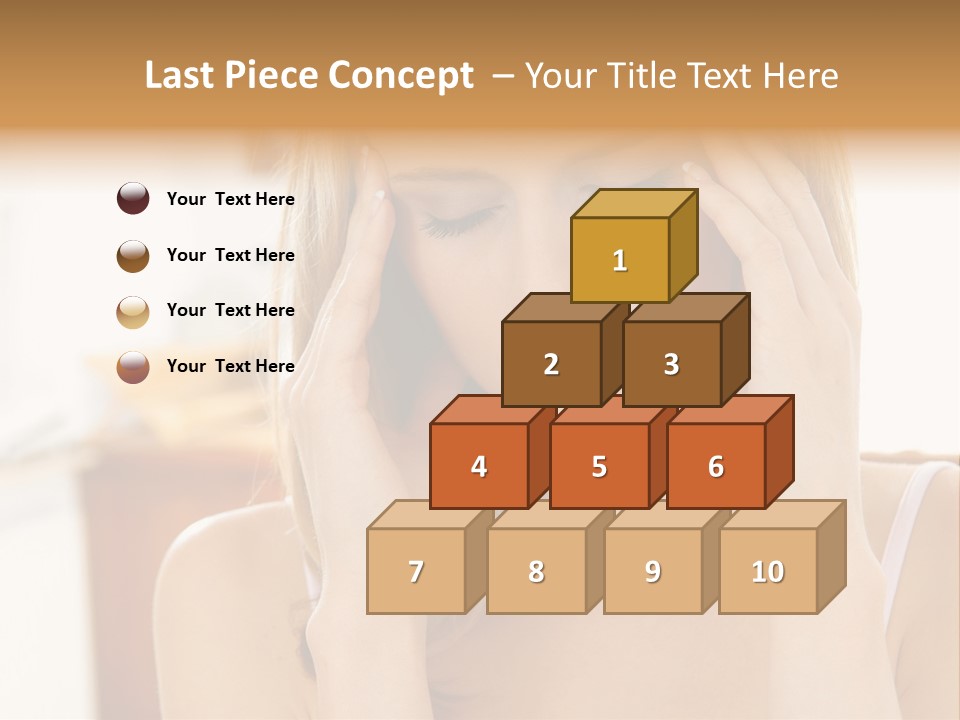 Attractive Woman PowerPoint Template