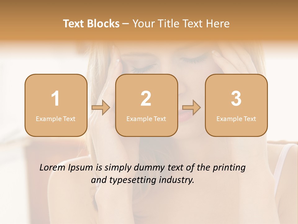 Attractive Woman PowerPoint Template