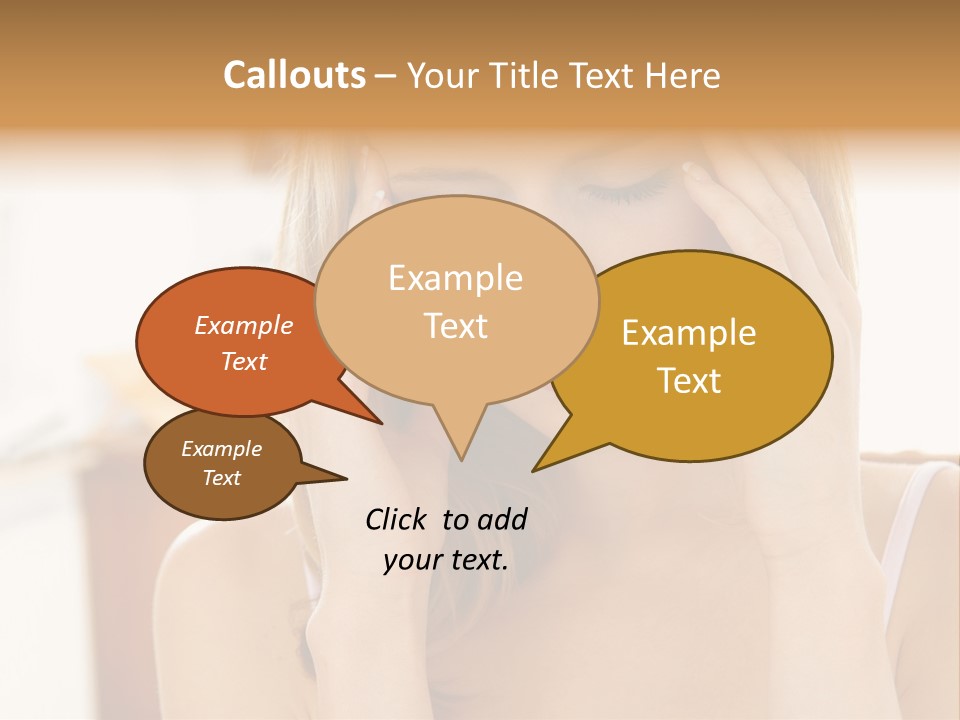 Attractive Woman PowerPoint Template