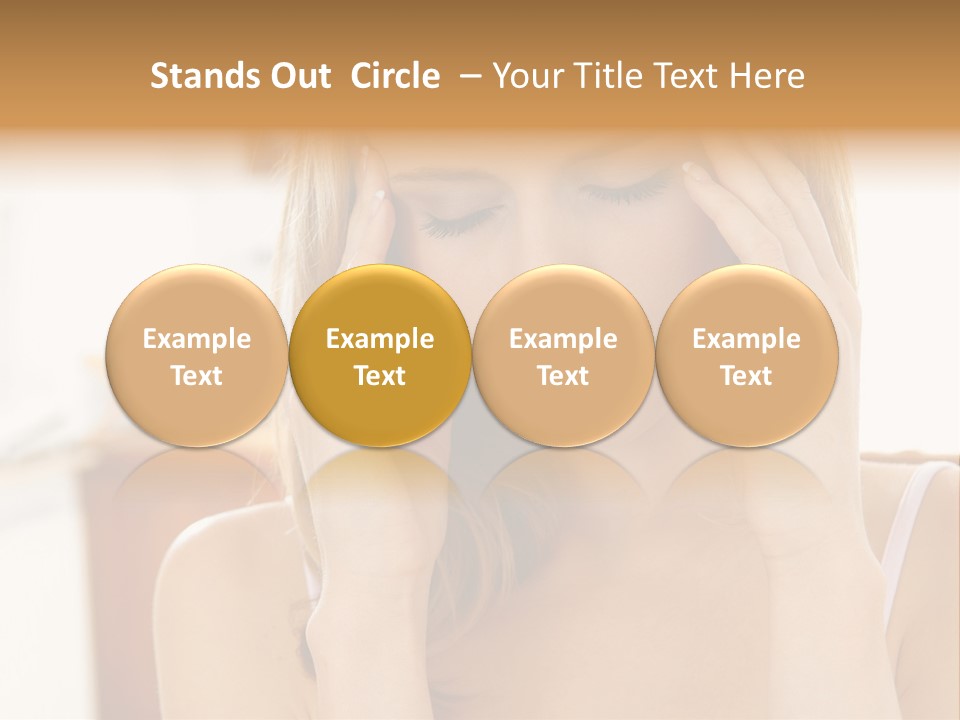 Attractive Woman PowerPoint Template