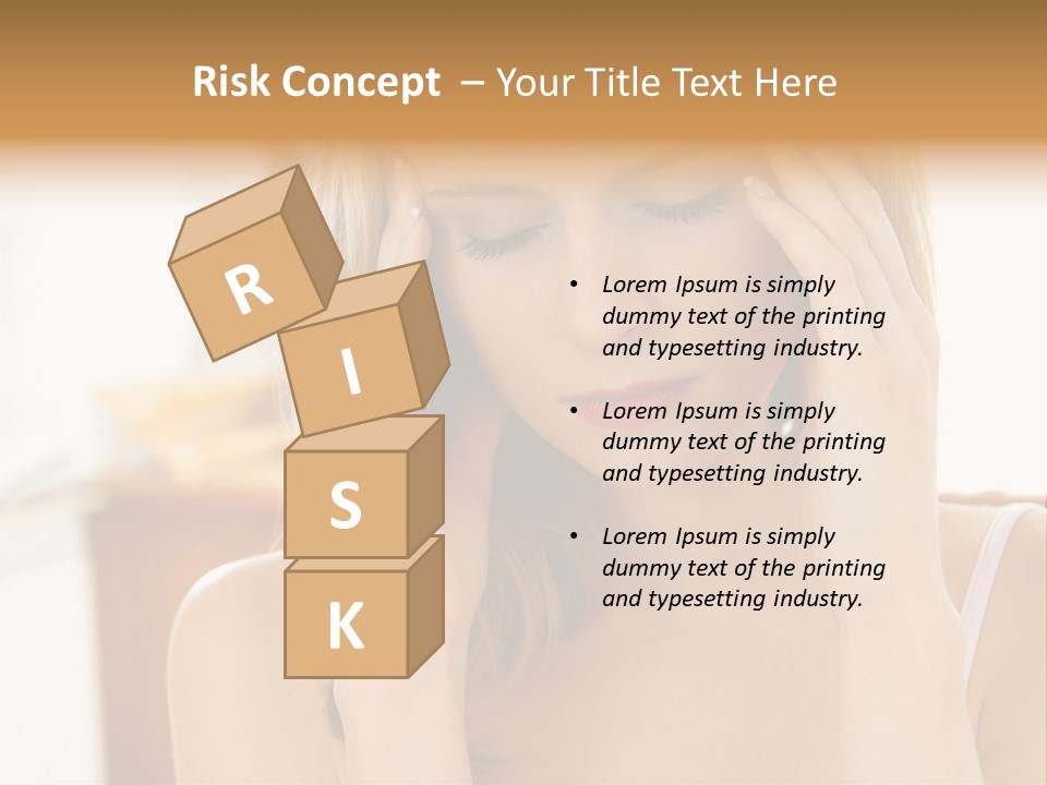 Attractive Woman PowerPoint Template