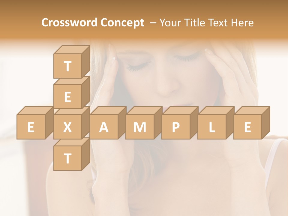 Attractive Woman PowerPoint Template