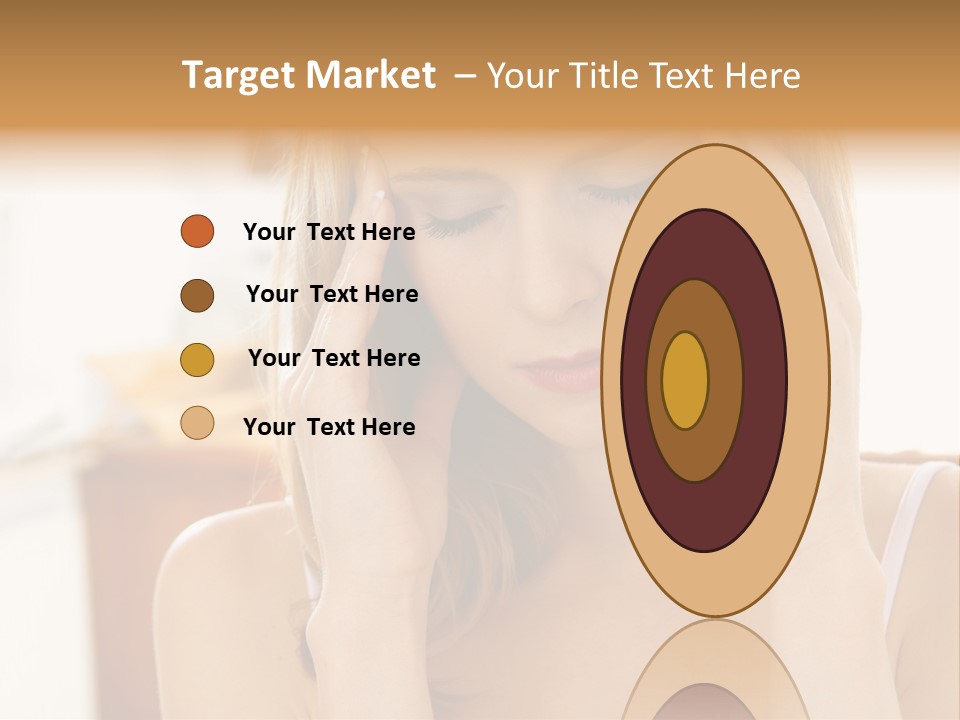 Attractive Woman PowerPoint Template