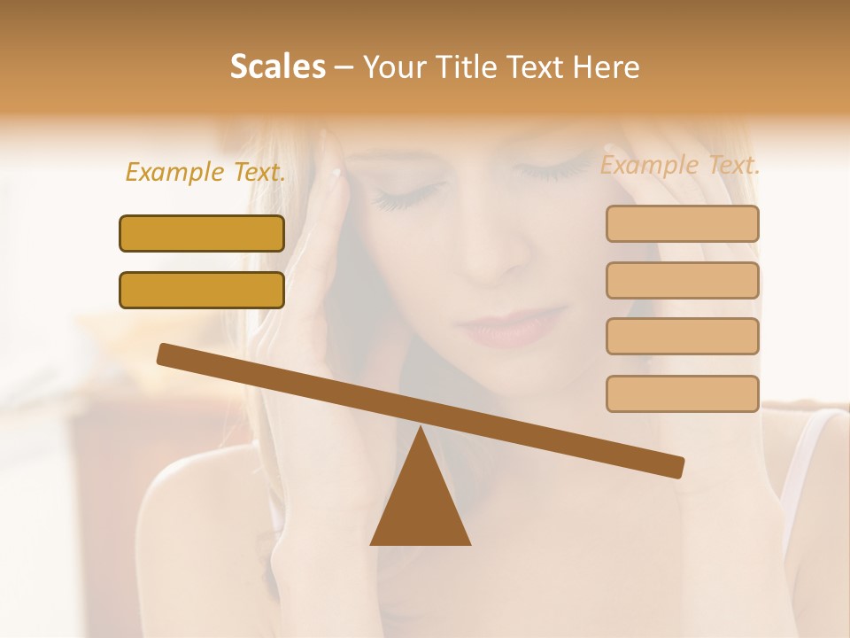 Attractive Woman PowerPoint Template