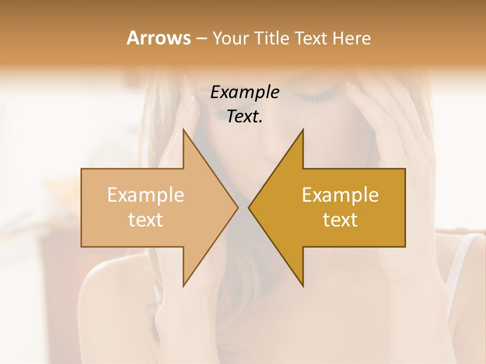 Attractive Woman PowerPoint Template