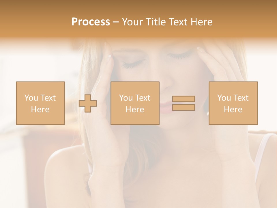 Attractive Woman PowerPoint Template