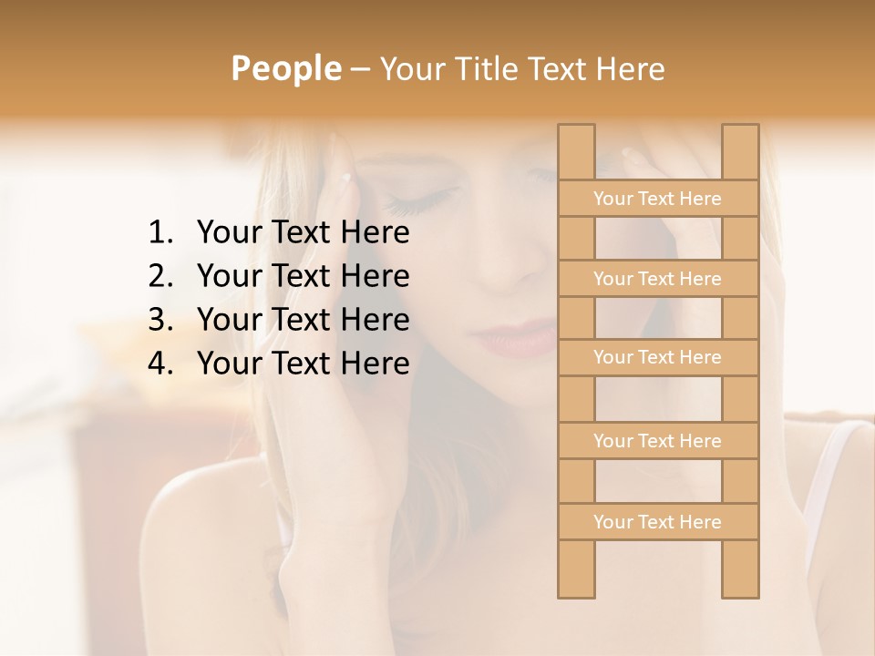 Attractive Woman PowerPoint Template