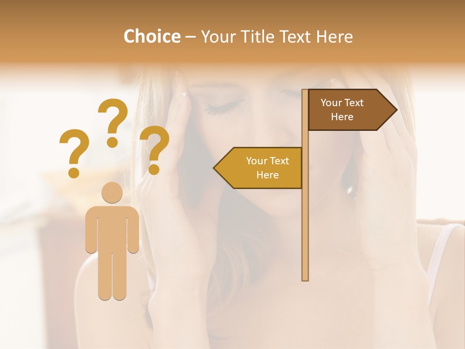Attractive Woman PowerPoint Template