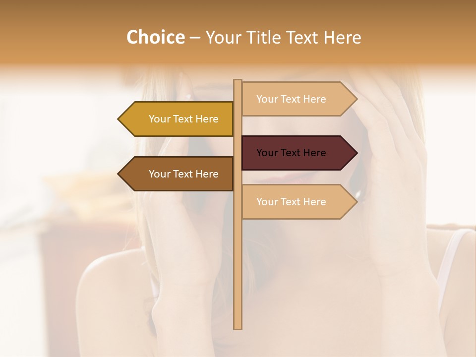 Attractive Woman PowerPoint Template
