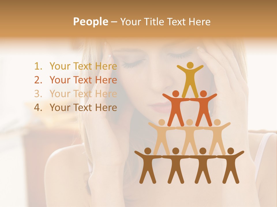 Attractive Woman PowerPoint Template