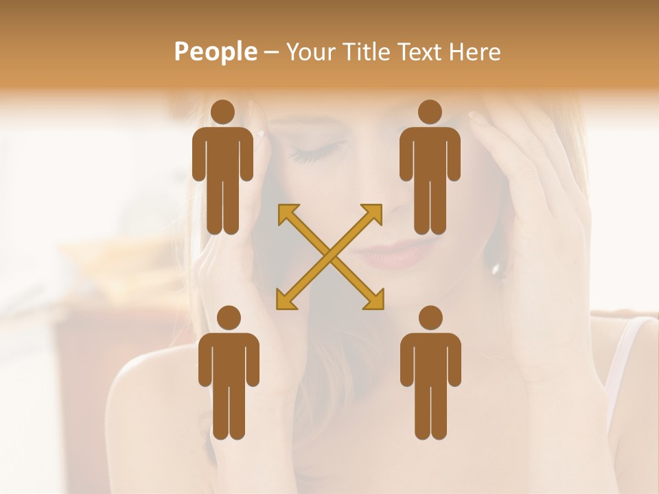 Attractive Woman PowerPoint Template