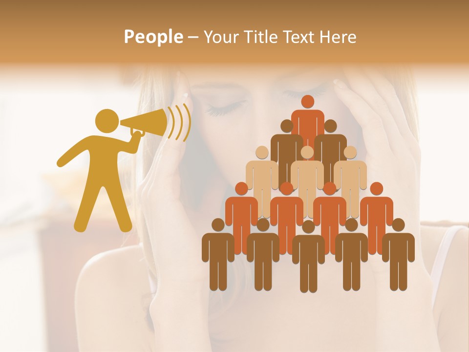 Attractive Woman PowerPoint Template