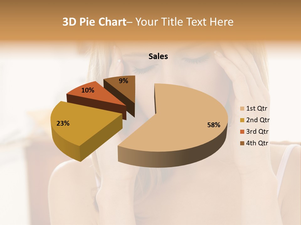 Attractive Woman PowerPoint Template