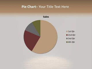 A Double Spot Light On A Stage PowerPoint Template