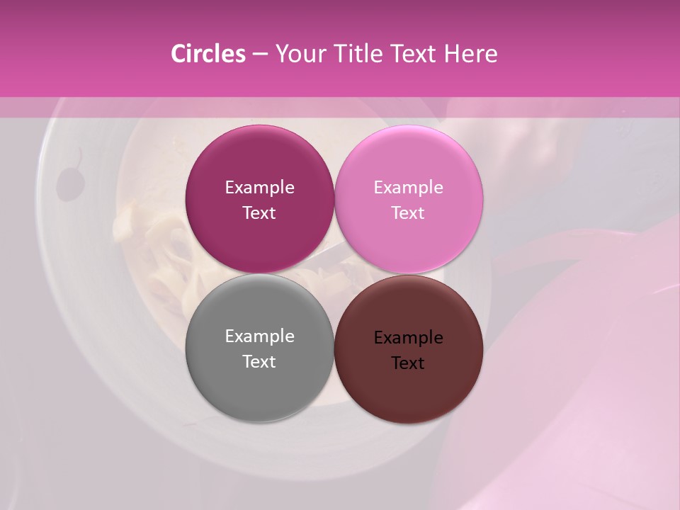 Throwing Away Waste Food. PowerPoint Template