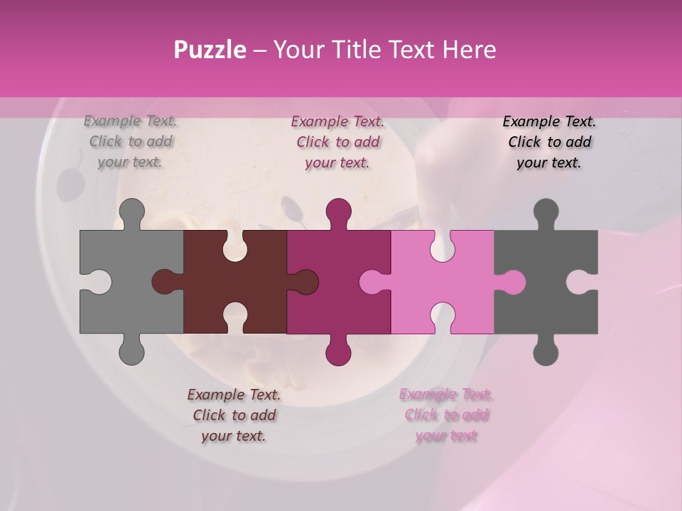 Throwing Away Waste Food. PowerPoint Template