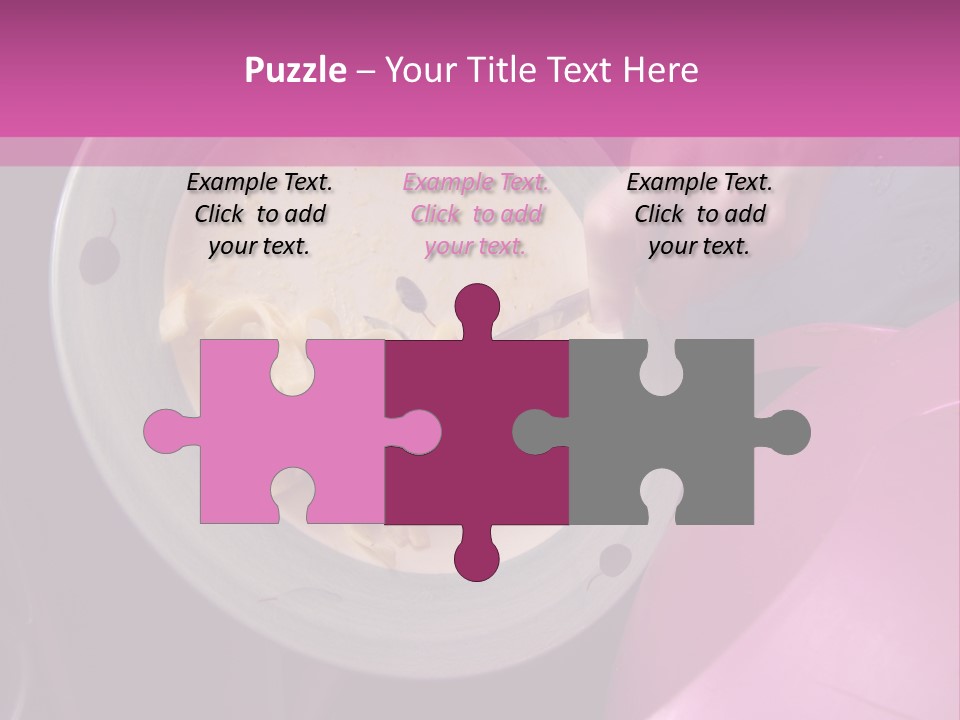 Throwing Away Waste Food. PowerPoint Template