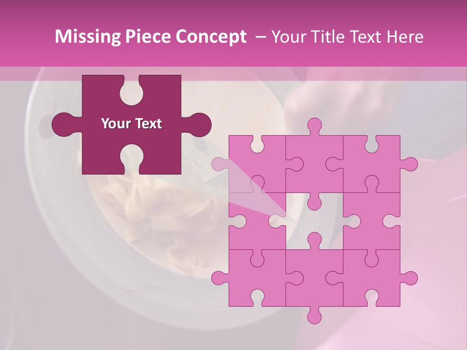 Throwing Away Waste Food. PowerPoint Template