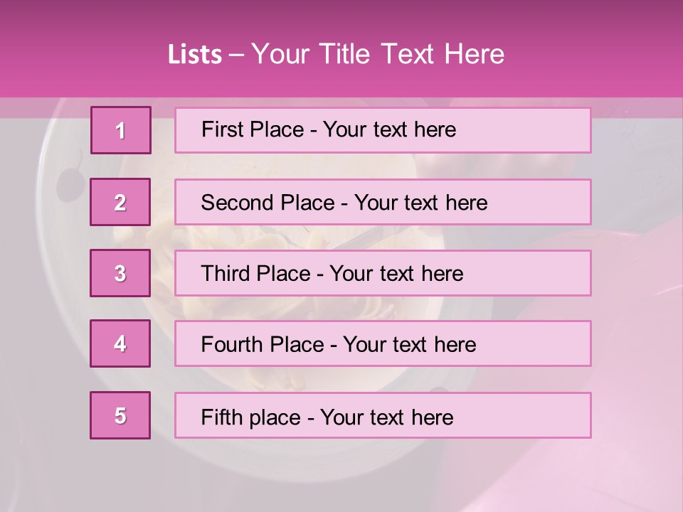 Throwing Away Waste Food. PowerPoint Template