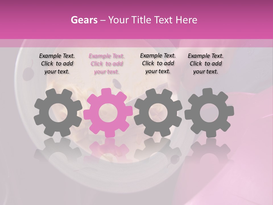 Throwing Away Waste Food. PowerPoint Template