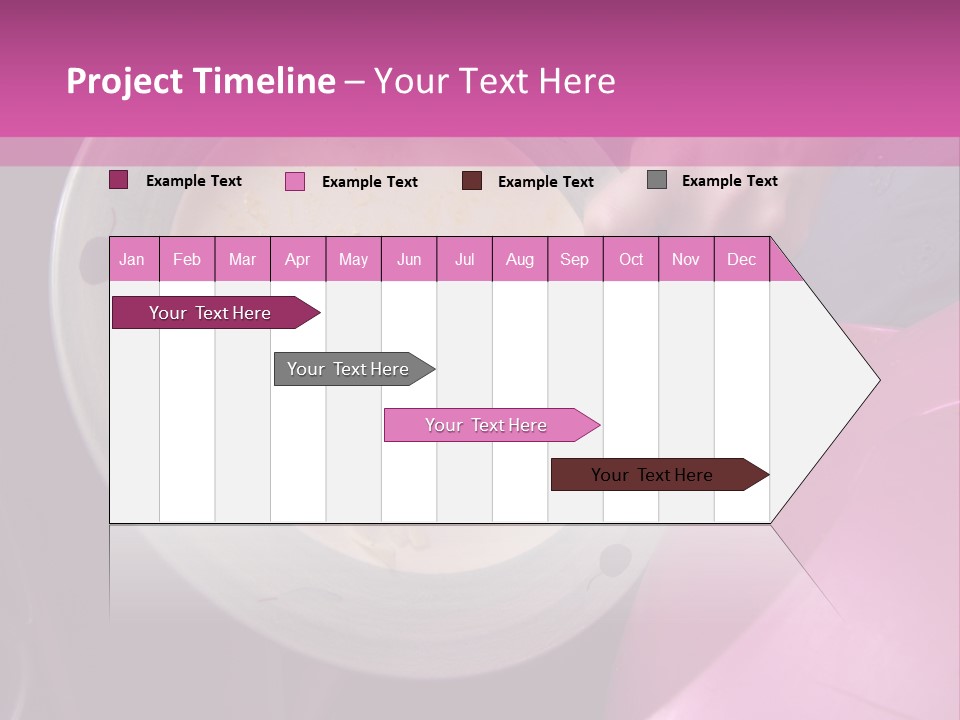 Throwing Away Waste Food. PowerPoint Template
