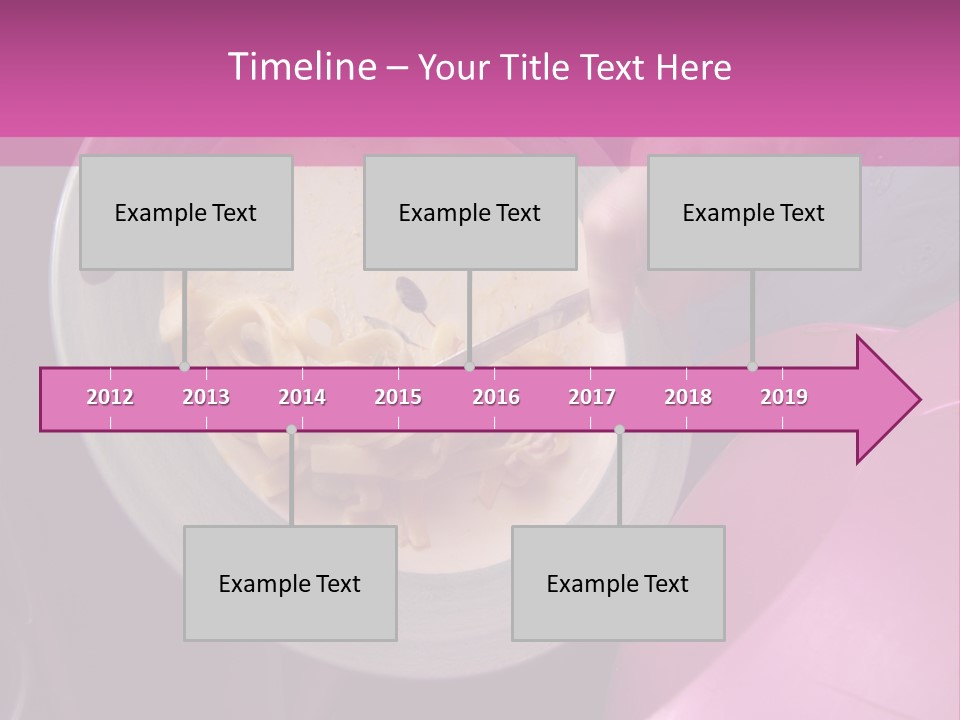 Throwing Away Waste Food. PowerPoint Template