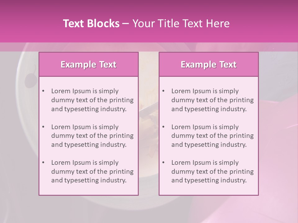 Throwing Away Waste Food. PowerPoint Template