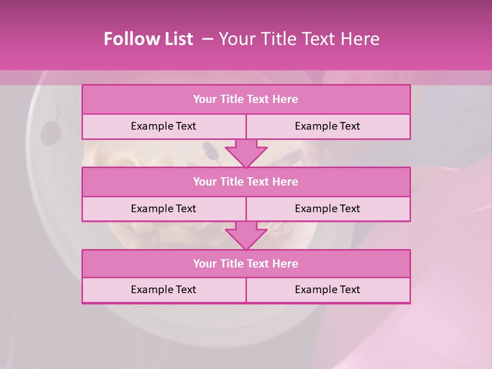 Throwing Away Waste Food. PowerPoint Template
