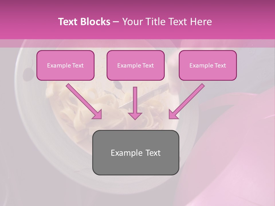 Throwing Away Waste Food. PowerPoint Template