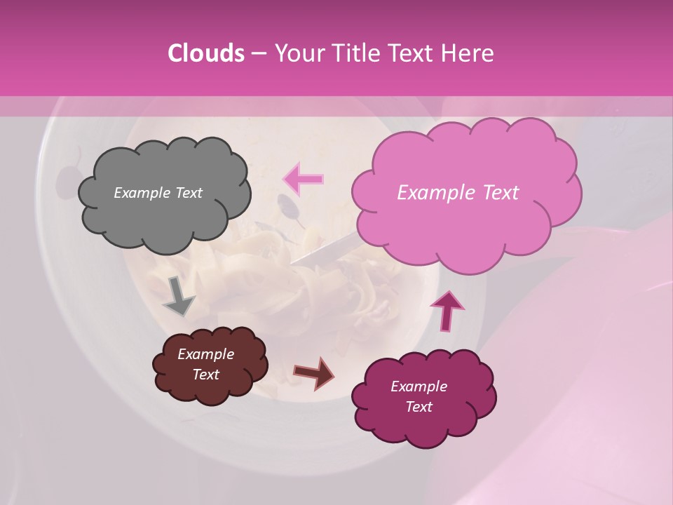 Throwing Away Waste Food. PowerPoint Template