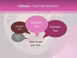 Throwing Away Waste Food. PowerPoint Template