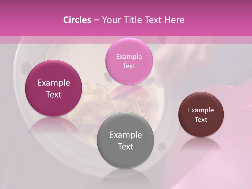 Throwing Away Waste Food. PowerPoint Template