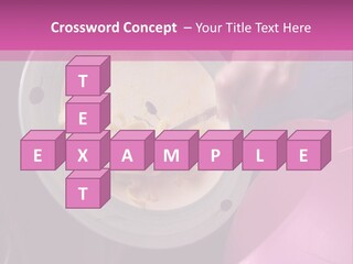 Throwing Away Waste Food. PowerPoint Template