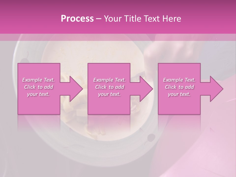 Throwing Away Waste Food. PowerPoint Template