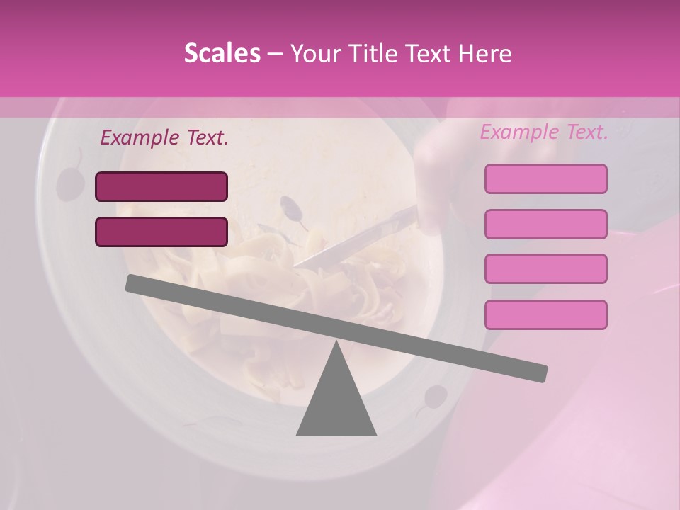 Throwing Away Waste Food. PowerPoint Template