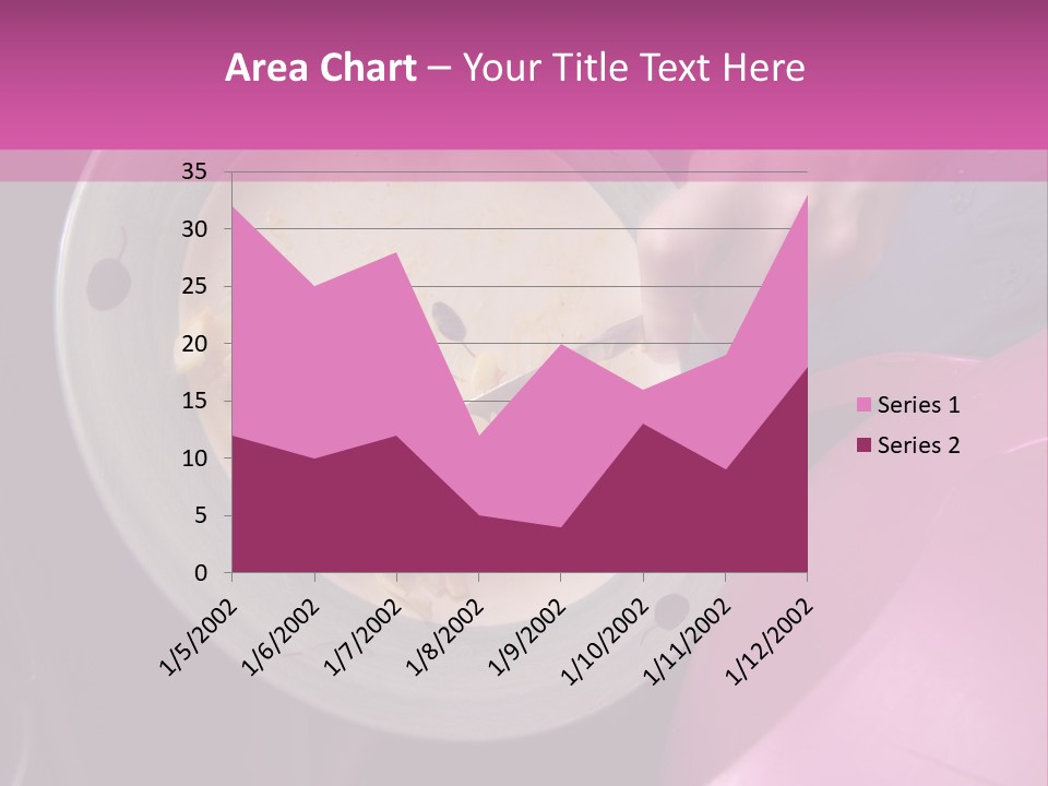 Throwing Away Waste Food. PowerPoint Template