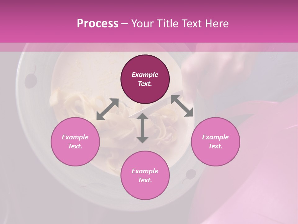 Throwing Away Waste Food. PowerPoint Template