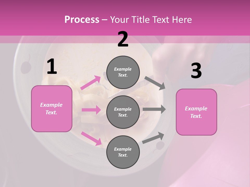 Throwing Away Waste Food. PowerPoint Template