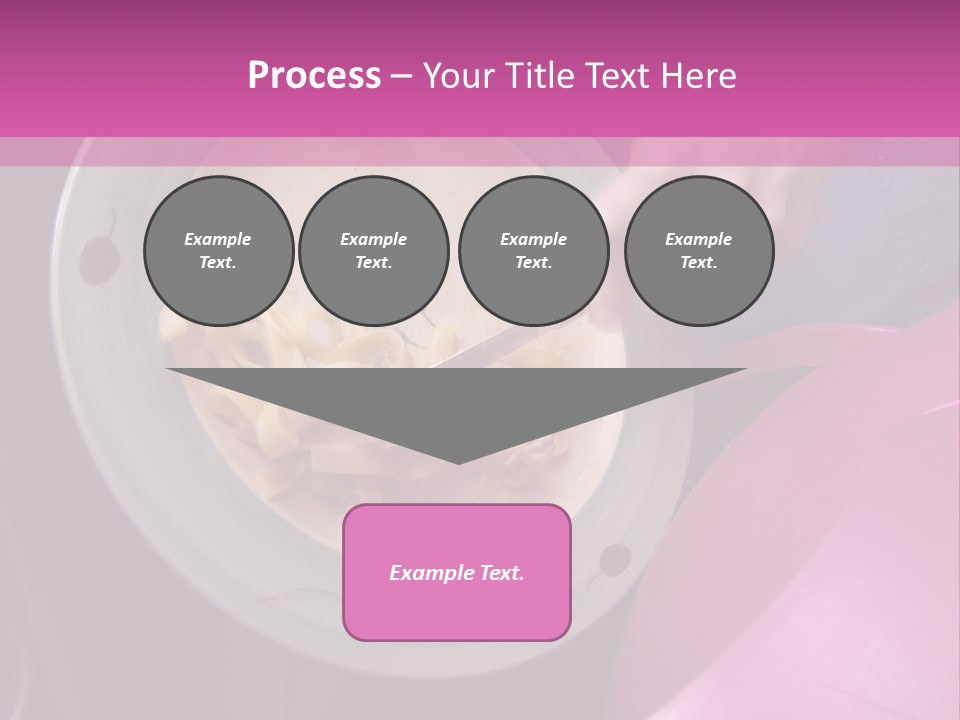 Throwing Away Waste Food. PowerPoint Template