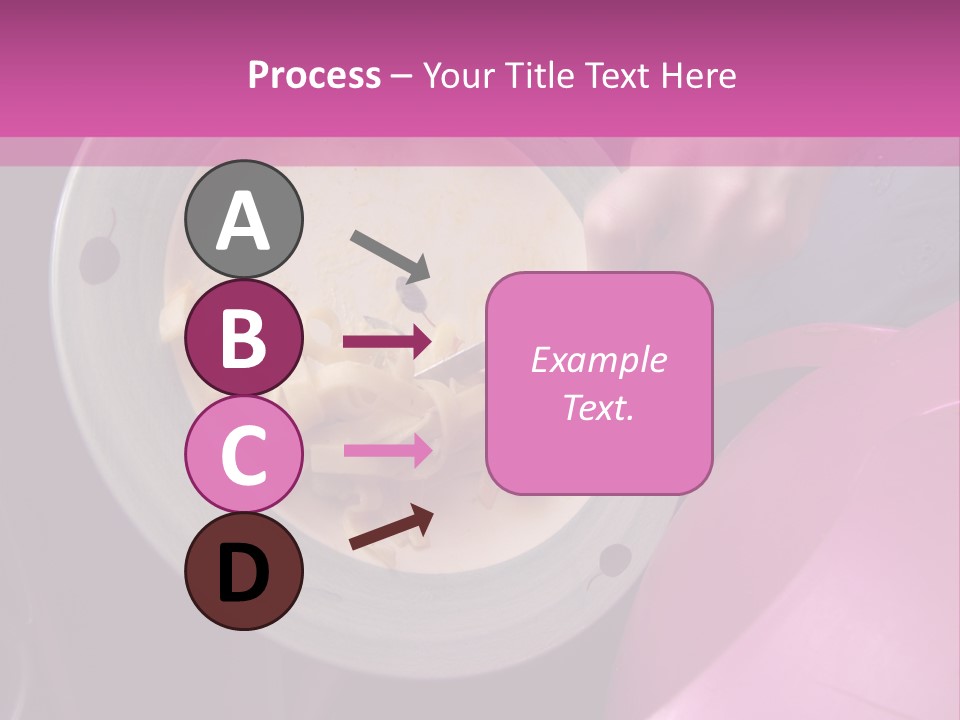 Throwing Away Waste Food. PowerPoint Template