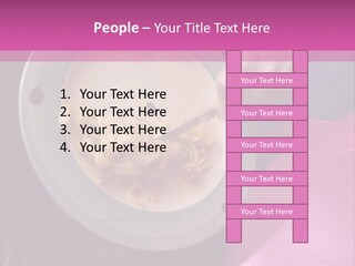 Throwing Away Waste Food. PowerPoint Template