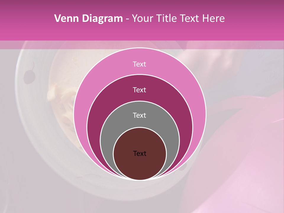 Throwing Away Waste Food. PowerPoint Template