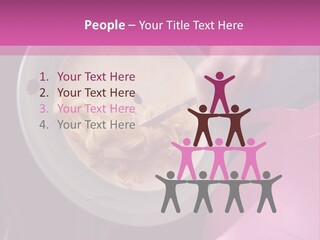 Throwing Away Waste Food. PowerPoint Template