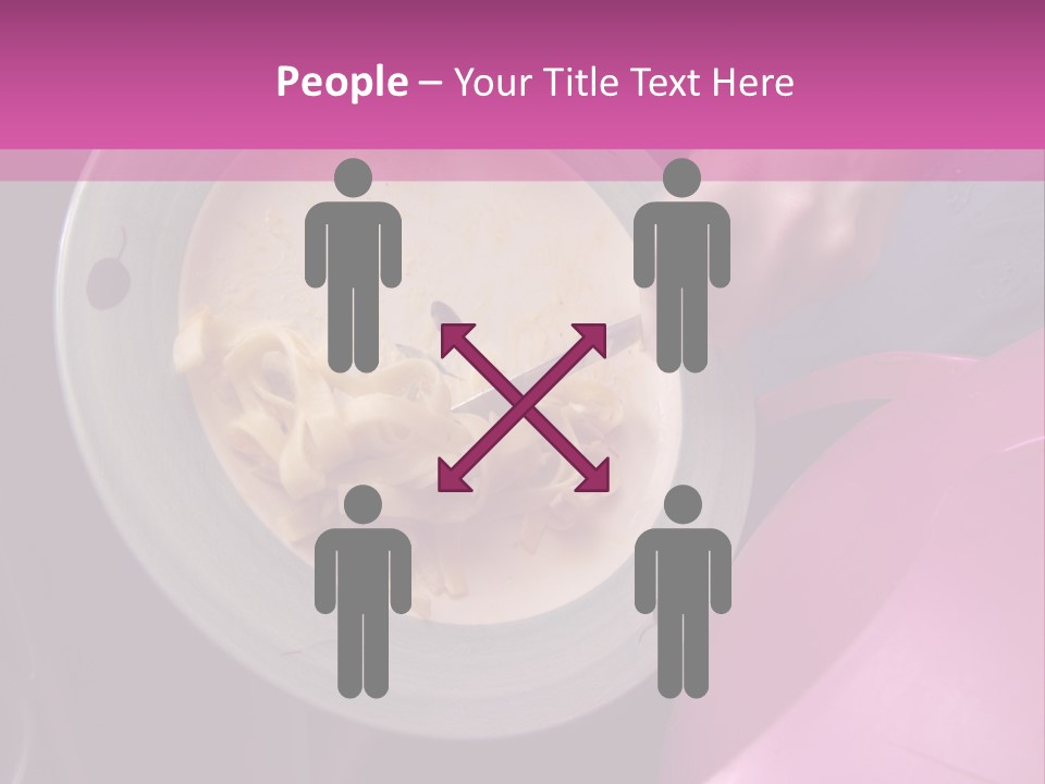 Throwing Away Waste Food. PowerPoint Template