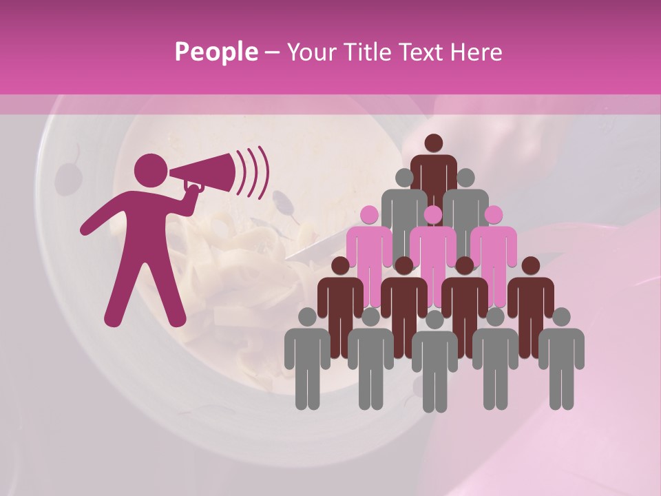 Throwing Away Waste Food. PowerPoint Template