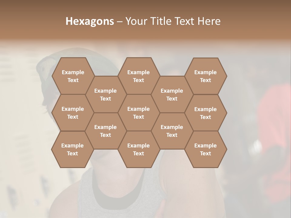 Tough Guys At School Hanging Around The Locker. Great For Peer-Pressure Communication. The Bad Crowd. PowerPoint Template