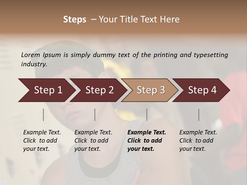Tough Guys At School Hanging Around The Locker. Great For Peer-Pressure Communication. The Bad Crowd. PowerPoint Template
